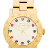 Marc Jacobs Blade Gold Dial Gold Steel Strap Watch for Women - MBM3141 Authentic Buy Shop Now