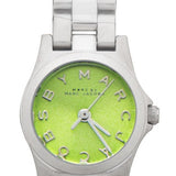 Marc Jacobs Henry Yellow Dial Silver Steel Strap Watch for Women - MBM3201 Authentic Buy Shop Now