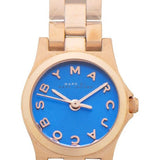 Marc Jacobs Henry Blue Dial Rose Gold Steel Strap Watch for Women - MBM3213 Authentic Buy Shop Now