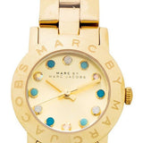 Marc Jacobs Amy Dexter Gold Dial Gold Steel Strap Watch for Women - MBM3218 Authentic Buy Shop Now