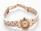 Marc Jacobs Amy Rose Gold Dial Rose Gold Steel Strap Watch for Women - MBM3219 Authentic Buy Shop Now