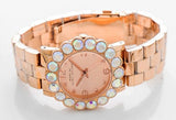 Marc Jacobs Amy Rose Gold Dial Rose Gold Steel Strap Watch for Women - MBM3223 Authentic Buy Shop Now
