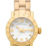 Marc Jacobs Amy Dinky White Dial Gold Steel Strap Watch for Women - MBM3226 Authentic Buy Shop Now