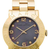 Marc Jacobs Amy Black Dial Gold Steel Strap Watch for Women - MBM3273 Authentic Buy Shop Now