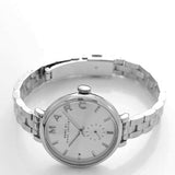 Marc Jacobs Sally Silver Dial Silver Steel Strap Watch for Women - MBM3362 Authentic Buy Shop Now