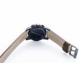 Marc Jacobs Larry Chronograph Black Dial Grey Leather Strap Watch for Men - MBM5034 Authentic Buy Shop Now