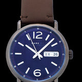 Marc Jacobs Fergus Blue Dial Brown Leather Strap Watch for Men - MBM5078 Authentic Buy Shop Now