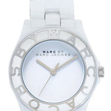 Marc Jacobs Marc White Dial White Ceramic Strap Watch for Women - MBM9500 Authentic Buy Shop Now