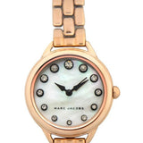 Marc Jacobs Betty Mother of Pearl White Dial Rose Gold Steel Strap Watch for Women - MJ3511 Authentic Buy Shop Now
