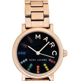Marc Jacobs Roxy Black Dial Rose Gold Steel Strap Watch for Women - MJ3569 Authentic Buy Shop Now