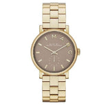 Marc Jacobs Baker Grey Dial Gold Steel Strap Watch for Women - MBM3281 Authentic Buy Shop Now