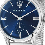 Maserati Epoca Blue Dial Silver Mesh Bracelet Watch For Men - R8853118006 Authentic Buy Shop Now
