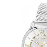 Maserati Epoca Mother of Pearl Dial Silver Mesh Strap Watch For Women - R8853118504 Authentic Buy Shop Now