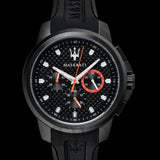 Maserati SFIDA Chronograph Quartz Stainless Steel Black Dial Watch For Men - R8851123007 Authentic Buy Shop Now