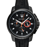 Maserati SFIDA Chronograph Quartz Stainless Steel Black Dial Watch For Men - R8851123007 Authentic Buy Shop Now
