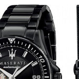 Maserati SFIDA Automatic Black Special Edition 44mm Watch For Men - R8823140005 Authentic Buy Shop Now