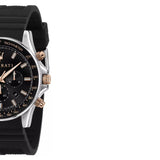 Maserati SFIDA 44mm Black Silicon Chronograph Watch For Men - R8871640002 Authentic Buy Shop Now