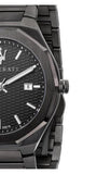 Maserati Stile Quartz Black Dial Black Steel Strap Watch For Men - R8853142001 Authentic Buy Shop Now
