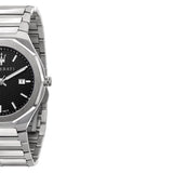 Maserati Stile Analog Black Dial Silver Steel Strap Watch For Men - R8853142003 Authentic Buy Shop Now