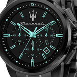 Maserati Successo Aqua Edition Black Dial Stainless Steel Strap Watch For Men - R8873644003 Authentic Buy Shop Now