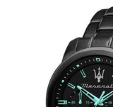 Maserati Successo Aqua Edition Black Dial Stainless Steel Strap Watch For Men - R8873644003 Authentic Buy Shop Now
