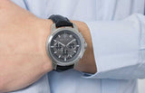 Maserati Successo 44mm Grey Dial Black Leather Strap Watch For Men - R8871621006 Authentic Buy Shop Now