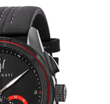Maserati Traguardo Chronograph Black Dial Black Leather Strap Watch for Men - R8871612023 Authentic Buy Shop Now