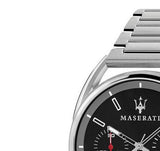 Maserati Trimarano Chronograph Black Dial Silver Stainless Steel Strap Watch For Men - R8873632003 Authentic Buy Shop Now