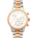 Maserati Tradizione White Dial Two Tone Stainless Steel Strap Watch For Men - R8873625001 Authentic Buy Shop Now