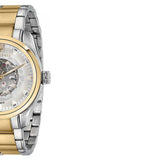 Maserati Traguardo Automatic White Skeleton Dial Two Tone Steel Strap Watch For Men - R8823112003 Authentic Buy Shop Now