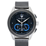 Maserati Traguardo Chronograph Black Dial Mesh Bracelet Watch For Men - R8873612006 Authentic Buy Shop Now