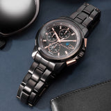 Maserati Successo Solar Black Dial Grey Steel Strap Watch For Men - R8873645001 Authentic Buy Shop Now