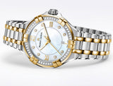 Maurice Lacroix Aikon Diamonds Mother of Pearl Dial Two Tone Steel Strap Watch for Women - A11006-DY503-171-1 Authentic Buy Shop Now