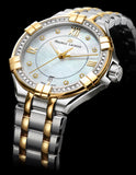 Maurice Lacroix Aikon Diamonds Mother of Pearl Dial Two Tone Steel Strap Watch for Women - A11006-DY503-171-1 Authentic Buy Shop Now