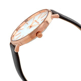 Michael Kors Pyper Quartz White Dial Black Leather Strap Watch For Women - MK2834 Authentic Buy Shop Now