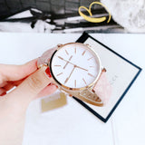 Michael Kors Pyper Quartz Silver Dial Pink Leather Strap Watch for Women - MK2947 Authentic Buy Shop Now