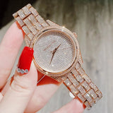 Michael Kors Lauryn Crystals Rose Gold Dial Rose Gold Steel Strap Watch For Women - MK3931 Authentic Buy Shop Now