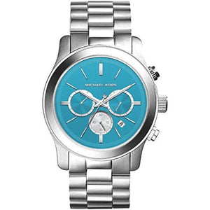 Michael Kors Runway Quartz Blue Dial Silver Steel Strap Watch For Women - MK5953 Authentic Buy Shop Now
