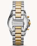 Michael Kors Bradshaw Blue Dial Two Tone Steel Strap Watch for Women - MK5976 Authentic Buy Shop Now