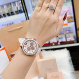 Michael Kors Oversized Sport Quartz White Dial White Rubber Strap Watch For Women - MK6945 Authentic Buy Shop Now