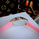 Michael Kors Mini Pilot Quartz Rose Gold Dial Pink Silicone Strap Watch For Women - MK7375 Authentic Buy Shop Now