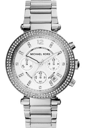 Michael Kors Parker Silver Dial Silver Steel Strap Watch for Women - MK5353 Authentic Buy Shop Now