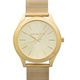 Michael Kors Slim Runway Champagne Dial Gold Mesh Bracelet Watch for Women - MK3282 Authentic Buy Shop Now