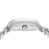Michael Kors Emery Pave Double Wrap White Dial Silver Steel Strap Watch for Women - MK4834 Authentic Buy Shop Now