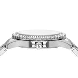 Michael Kors Everest Three hand Silver Dial Silver Steel Strap Watch For Women - MK7403 Authentic Buy Shop Now