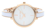 Michael Kors Jaryn Analog White Dial Two Tone Steel Strap Watch For Women - MK4342 Authentic Buy Shop Now