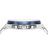 Michael Kors Lennox Chronograph Blue Dial Silver Steel Strap Watch For Men - MK8938 Authentic Buy Shop Now