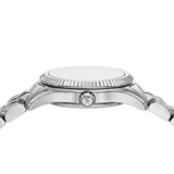 Michael Kors Lexington Three-Hand Silver Dial Silver Steel Strap Watch for Women - MK4843 Authentic Buy Shop Now