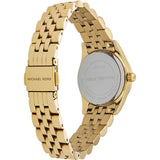 Michael Kors Lexington Quartz Pink Dial Gold Steel Strap Watch For Women - MK3270 Authentic Buy Shop Now