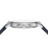 Michael Kors Pyper Quartz Silver Dial Blue Leather Strap Watch For Women - MK7244 Authentic Buy Shop Now